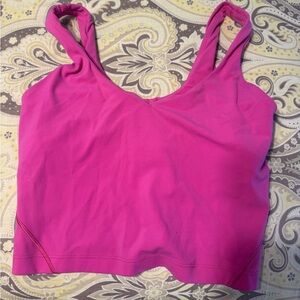 Pink lululemon align tank
